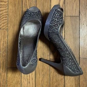 Open toed heels - only worn once.